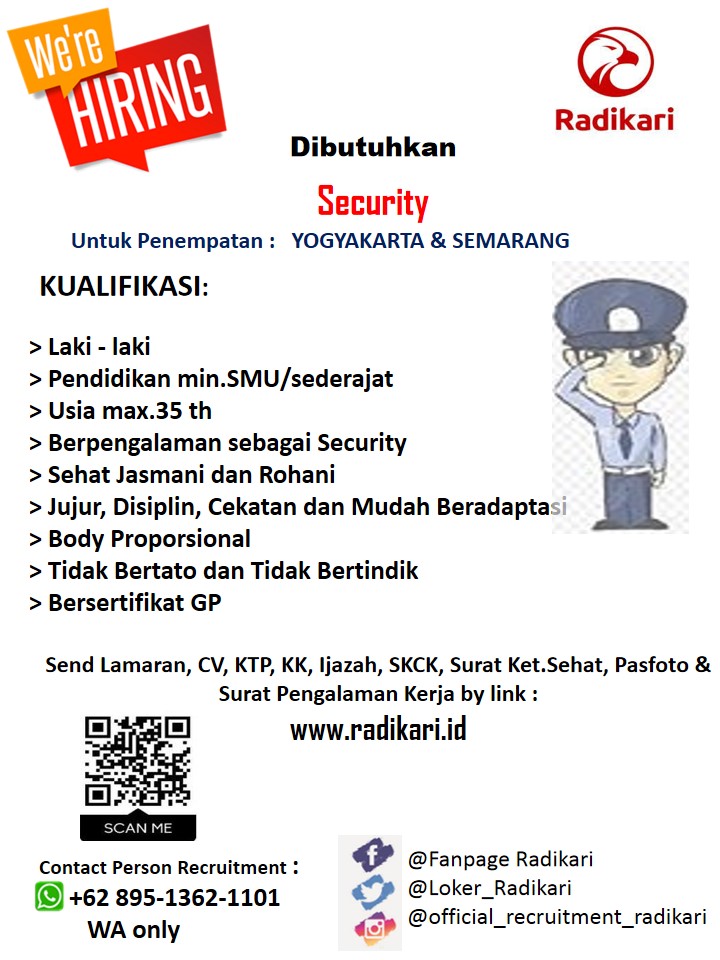 LOKER SECURITY RADIKARI