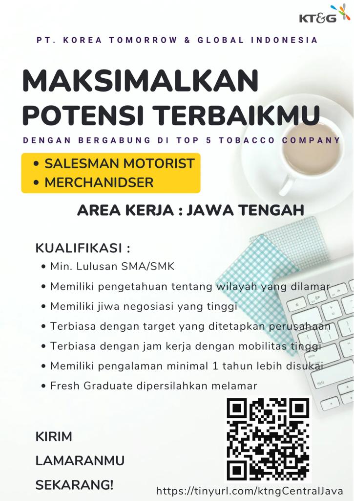 LOKER SALESMAN MOTORIST & MERCHANIDSER PT KTG