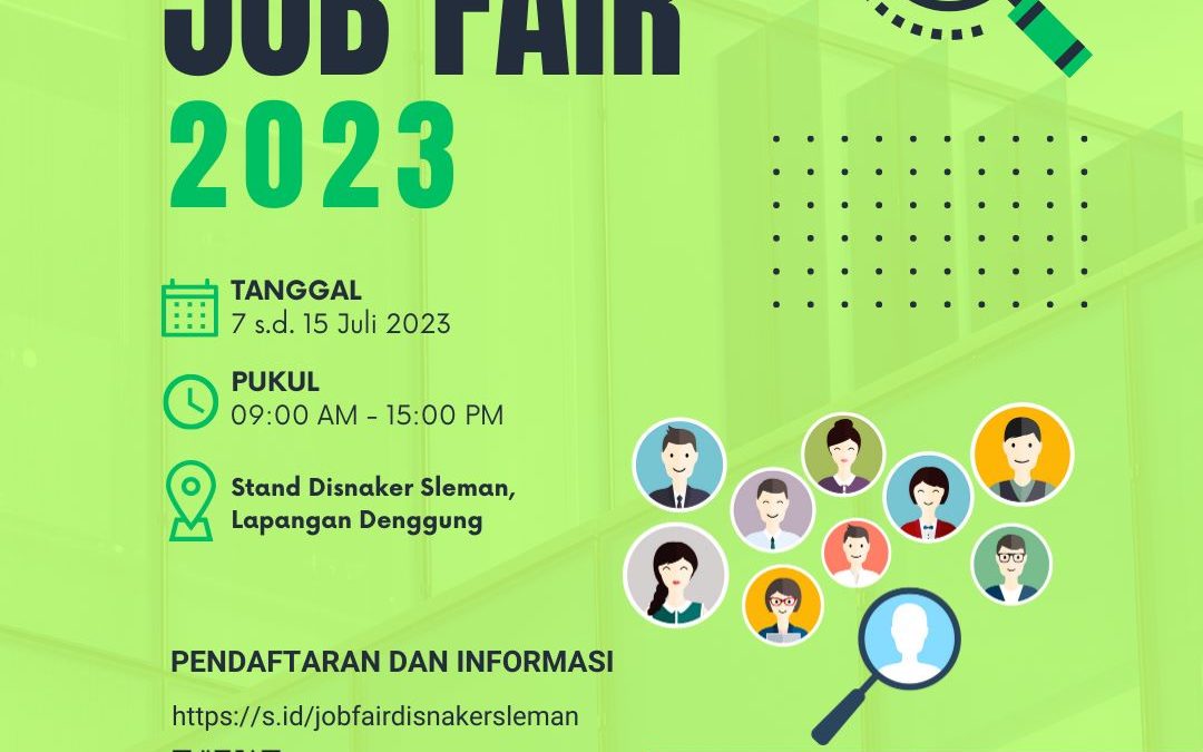 Daftar Lowongan Kerja “Jobfair Disnaker Sleman 2023”