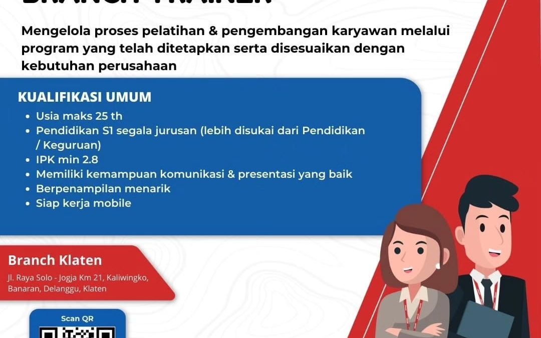 Lowongan Branch Trainer Alfamart