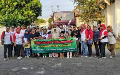 Pemberangkatan Transmigran kab. Sleman  Ke lokasi UPT Salulisu Mamuju Tengah
