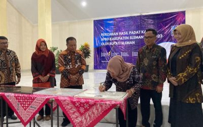 Disambut Antusias Masyarakat, Bupati Sleman Resmikan Padat Karya di Pandanpuro