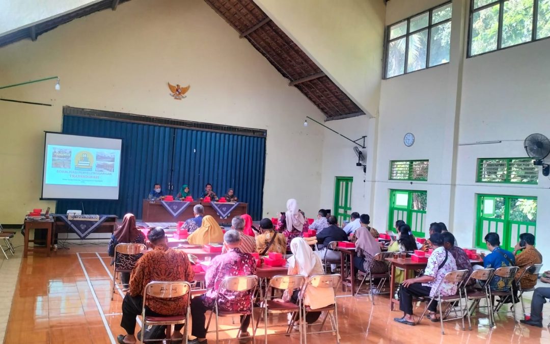 Sosialisasi Transmigrasi di Kalurahan Sendangmulyo Kapanewon Minggir