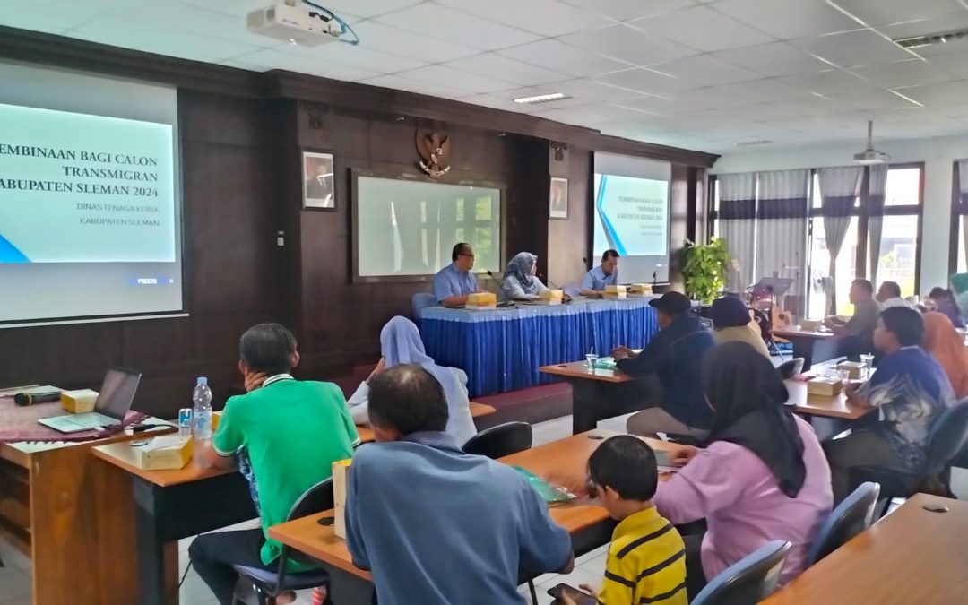 Pembinaan Calon Transmigran Kabupaten Sleman 2024