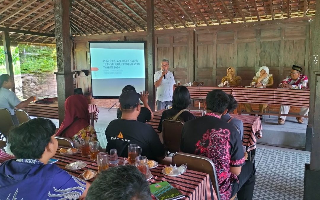Kegiatan Pembekalan Akhir Bagi Calon Transmigran Kabupaten Sleman Tahun 2024
