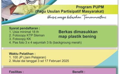 Dibuka Pelatihan Menjahit di LPK TRISAKTI