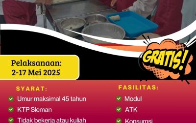 Dibuka Pendaftaran Pelatihan Tataboga di LPK Kayumanis