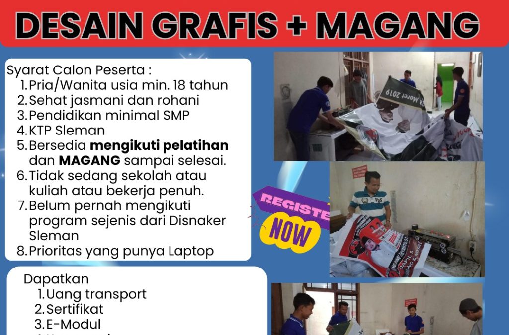 Dibuka Pendaftaran Pelatihan Desain Grafis  di LPK Imbia