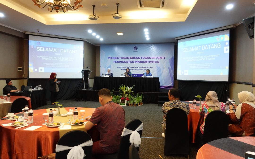 Kemnaker dan Disnaker Sleman Dorong Produktivitas Lewat Pembentukan Gugus Tugas Bipartit