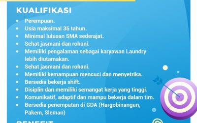 Lowongan Kerja Global Darussalam Academy (GDA) – Laundry Staff, Copywriter, dan Security