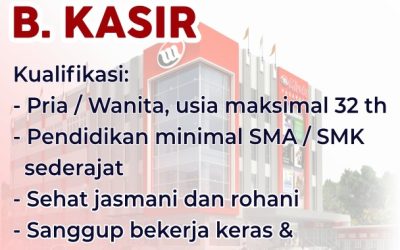 Lowongan Kerja Mirota Pasaraya – Pramuniaga dan Kasir