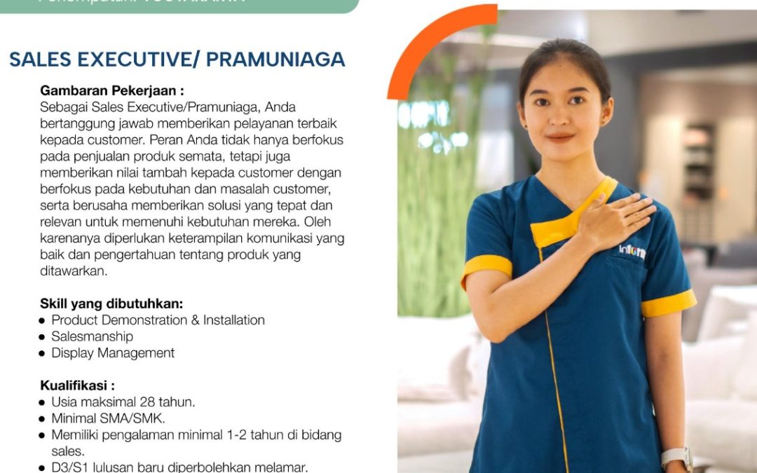 Lowongan Kerja Kawan Lama Group – Sales Executive/Pramuniaga, Sales Counter, dan Teknisi (listrik dan bangunan)
