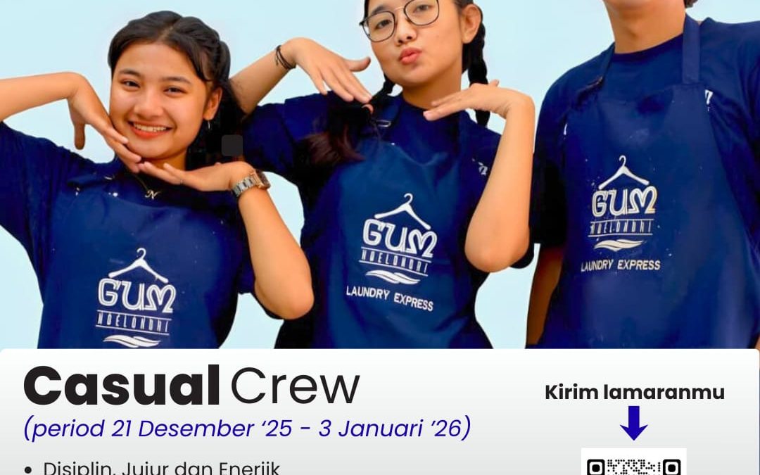 Lowongan Kerja GUM Ngelondri – Casual Crew