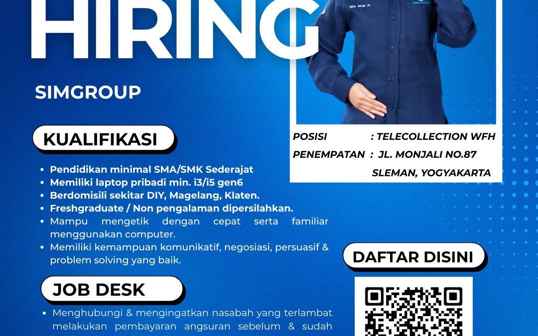 Lowongan Kerja PT Swakarya Insan Mandiri – Telecollection (WFH)