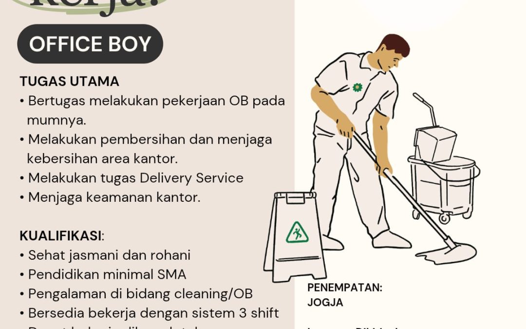 Lowongan Kerja Naavagreen Denggung – Office Boy