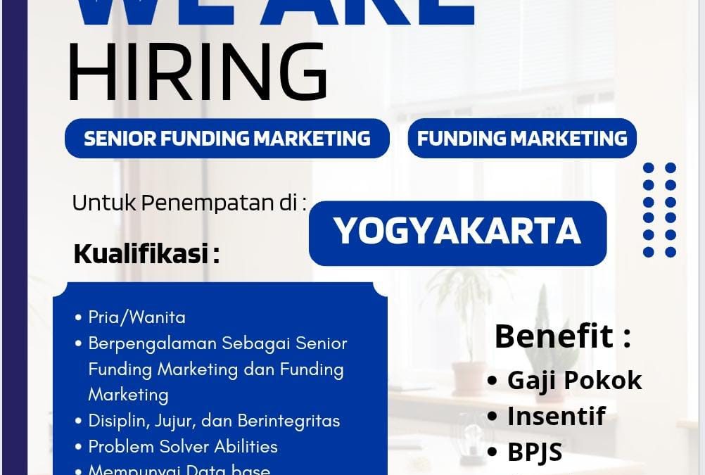 Lowongan Kerja TC Invest – Senior Funding Marketing dan Funding Marketing