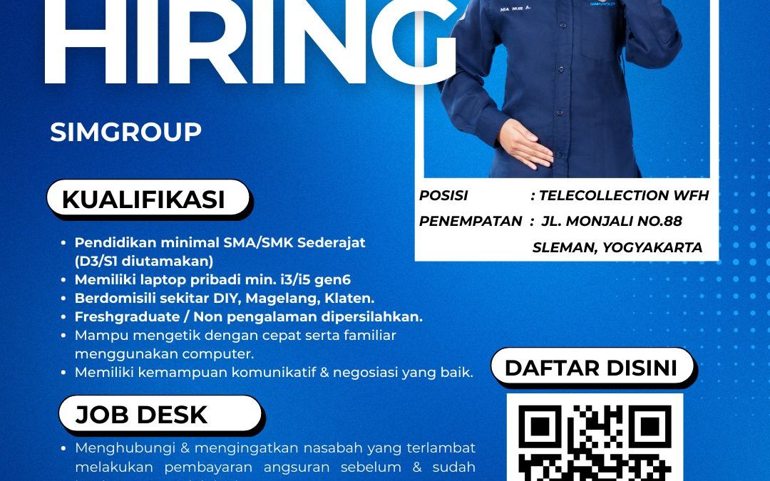 Lowongan Kerja PT Swakarya Insan Mandiri – Telecollection (WFH)