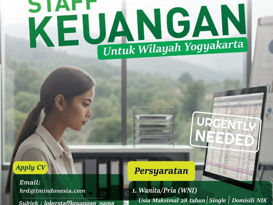 Lowongan Kerja PT Tani Murni Indonesia – Staff Keuangan