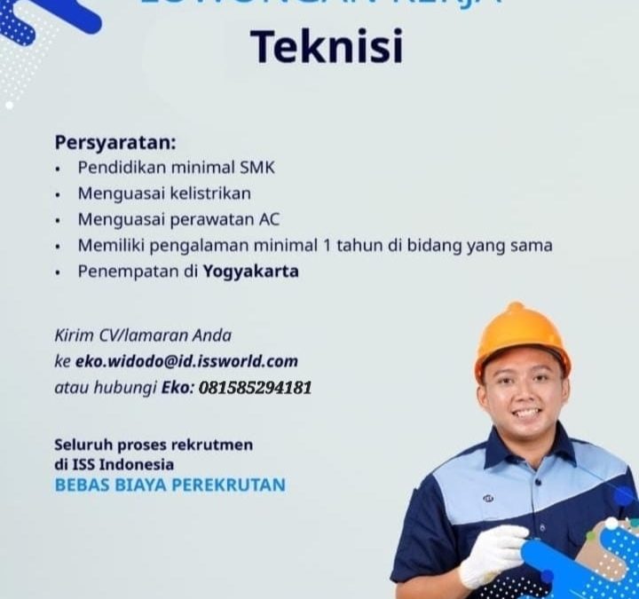 Lowongan Kerja PT ISS Indonesia – Teknisi AC