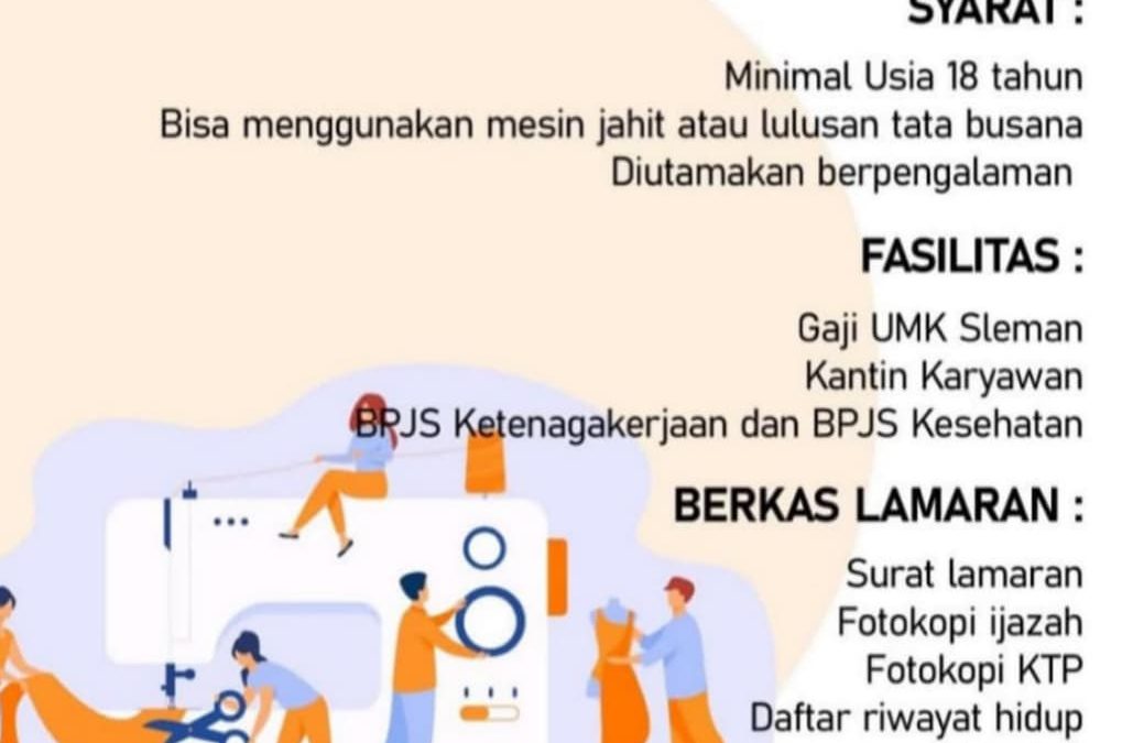 Lowongan Kerja PT Westapusaka Kusuma – Operator Sewing