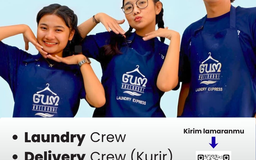 Lowongan Kerja GUM Ngelondri – Laundry Crew dan Delivery Crew (Kurir)