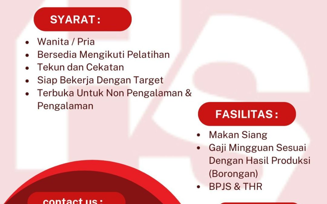 Lowongan Kerja Surya Group – Operator Produksi SKT