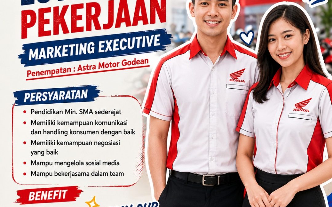 Lowongan Kerja Astra Motor Godean – Marketing Executive