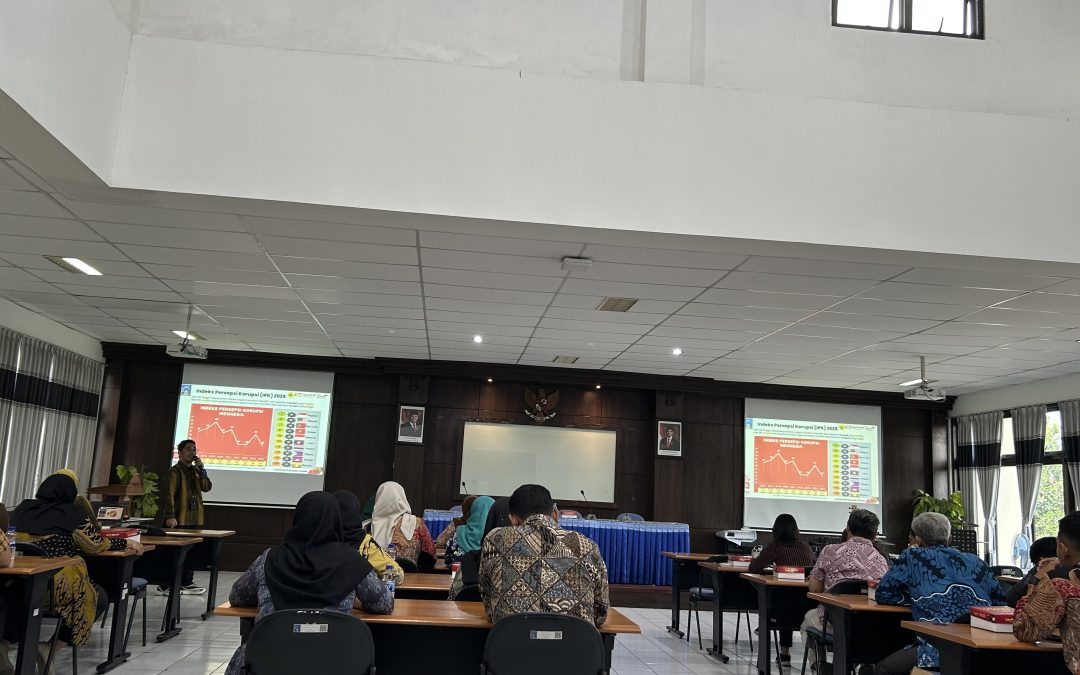Tingkatkan Integritas dan Transparansi, Sosialisasi Pencegahan Korupsi dan Whistle Blowing System (WBS) di Disnaker Sleman